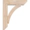 Ekena Millwork Thorton Slat Smooth Bracket w/ Offset Brace, Douglas Fir, 5 1/2"W x 18"D x 22"H BKT0604X18X22THR06SDF - alternate 3
